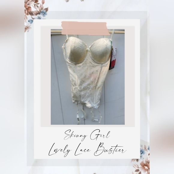 NEW Skinny Girl Lovely Lace Bustier - Picture 5 of 10
